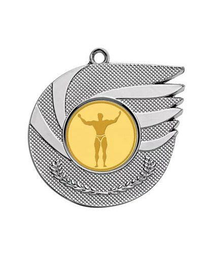 Medaille zamak diam50mm argent