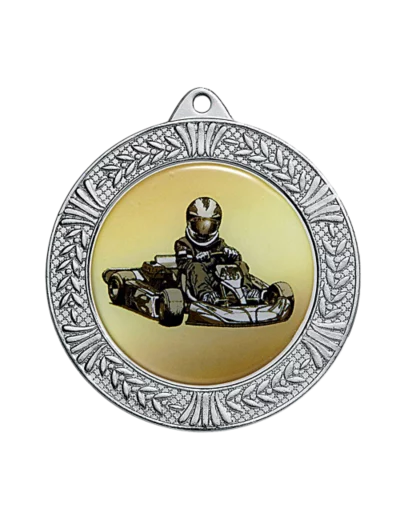Medaille fer diam70mm argent