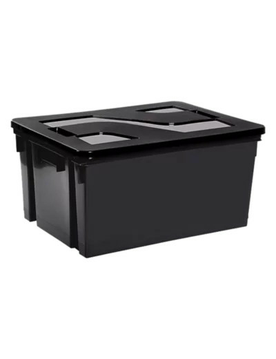 Bac de rangement 50 l avec couvercle