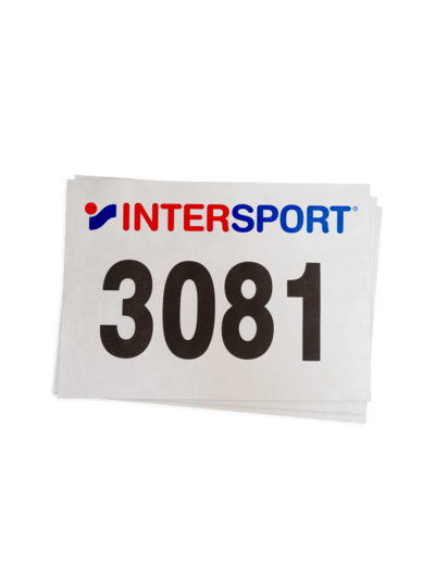 Lot de dossards tyvek pour courses et cross