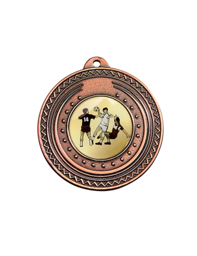 Medaille porte-centre fer bronze 50mm