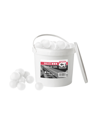 Sachet de 90 balles de tennis de table