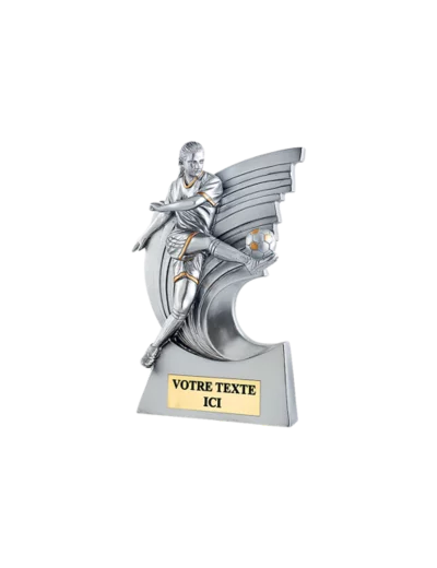 Trophee resine foot feminin 3d h.20cm