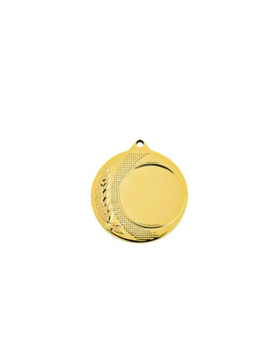Medaille porte-centre or diametre 4