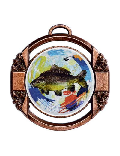 Medaille zamak diam70mm bronze