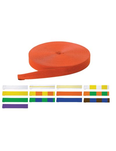Rouleau ceinture judo uni ou bicolore