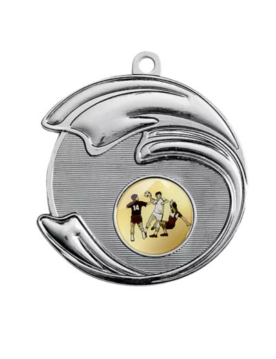 Medaille zamak diam70mm argent