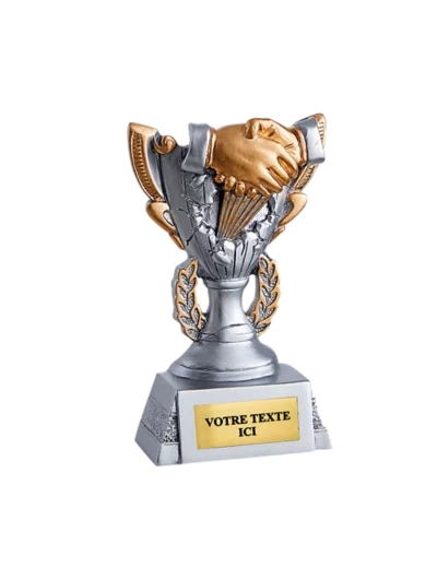 Trophee resine discip fair-play h 11cm
