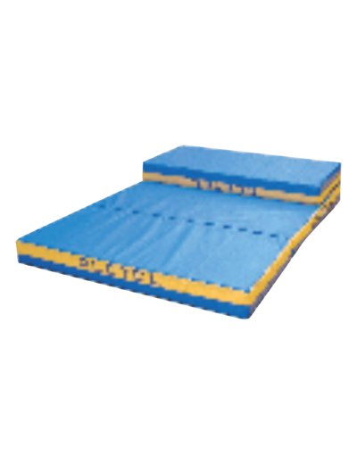 Matelas de reception repliable en 2 parties 240  x  200  x  20 cm