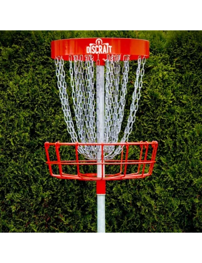 Corbeille fixe de disc golf