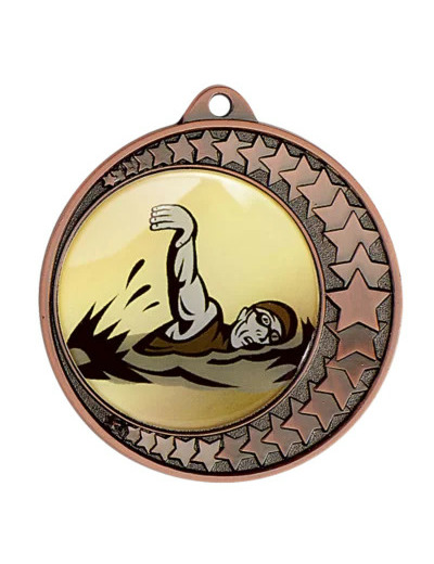 Medaille zamak diam70mm bronze