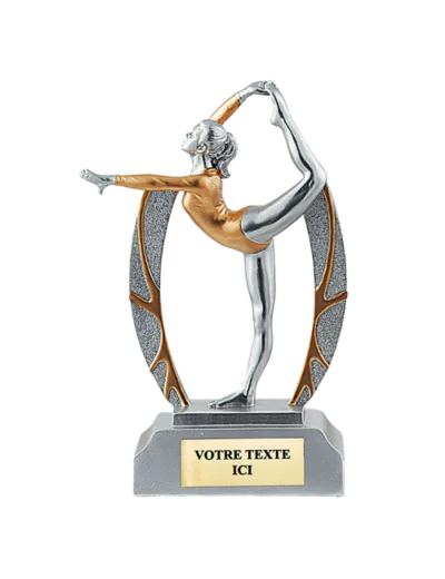 Trophee resine gym femme 3d h. 25 cm