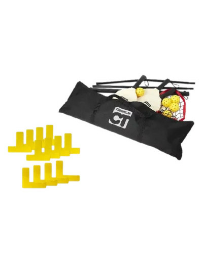 Set de pickleball avec marquages