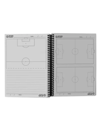 Carnet coach football a spirales a5