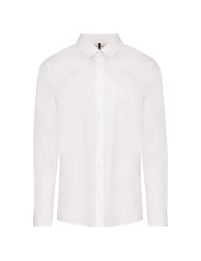 Chemise popeline manches longues