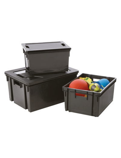 Bac de rangement 20 l avec couvercle