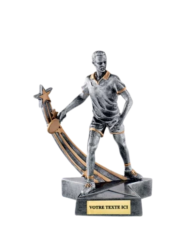 Trophee resine tdt homme h. 21 cm