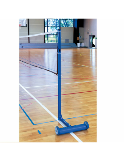 Paire de poteaux badminton scolaire