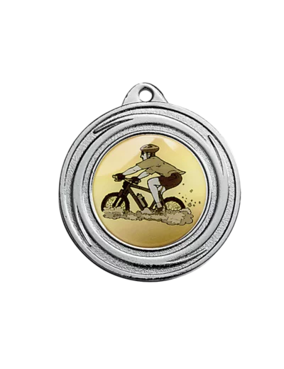 Medaille porte-centre fer argent d 40mm