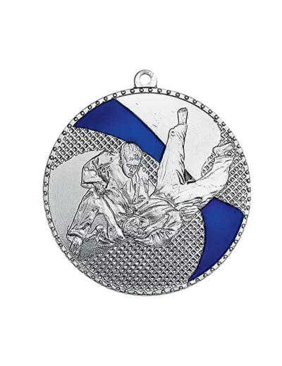 Medaille frappee fer judo 50mm