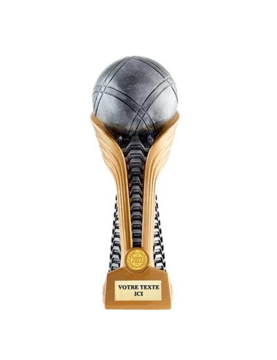 Trophee resine petanque h.33 cm