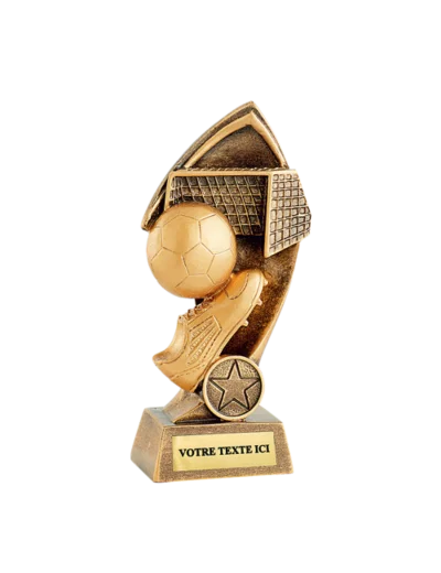 Trophee resine foot h.12cm