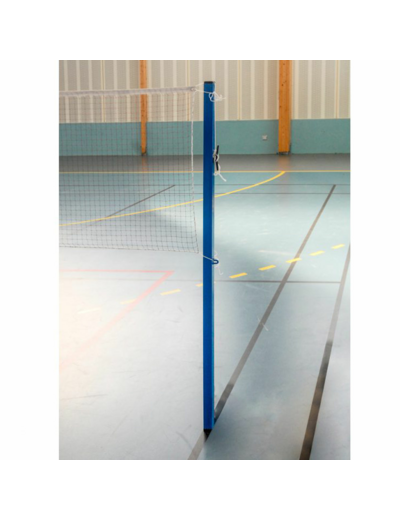 Paire de poteaux badminton compétition à sceller