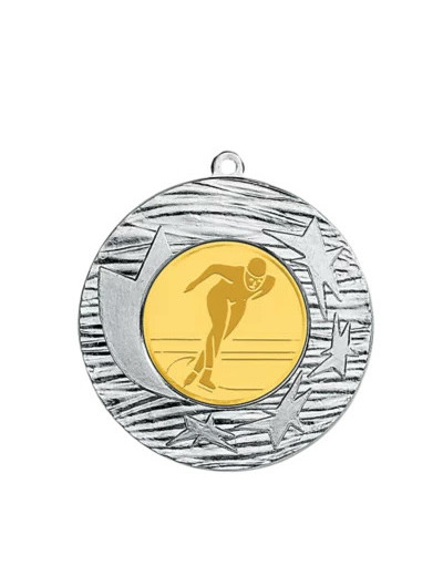 Medaille fer diam45mm argent