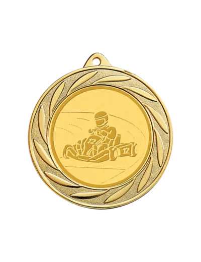 Medaille porte-centre fer or d 70mm