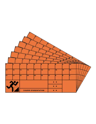 Lot de 50 cartons de contrôle
