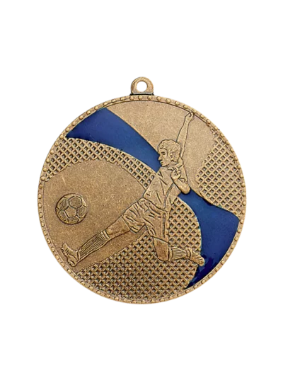 Medaille frappee fer foot 50mm