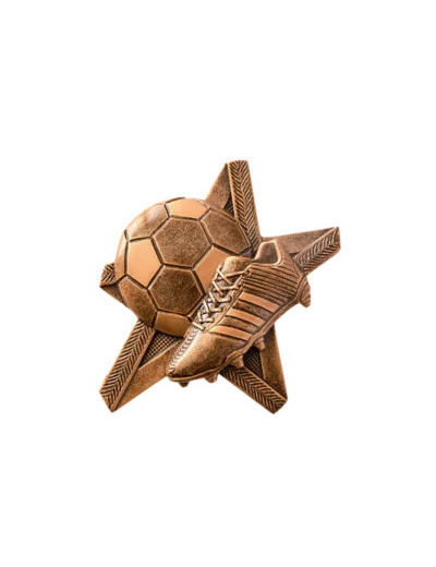 Applique resine etoile football hau