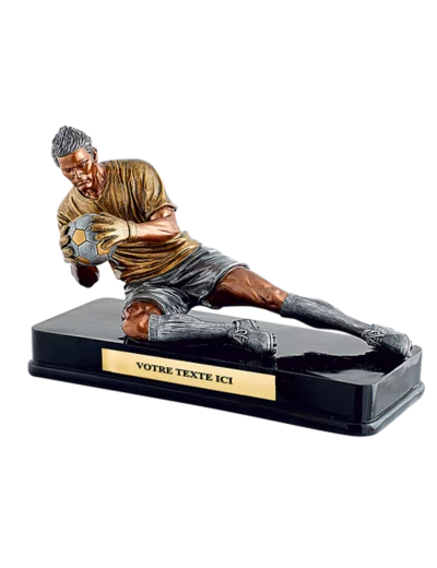 Trophee resine gardien 35x23cm