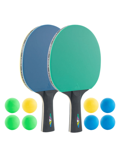 4 Raquettes De Ping-pong Senston - Bois Haute Qualité - Poignée Ergonomique Antidérapante - Idéal Famille Et école