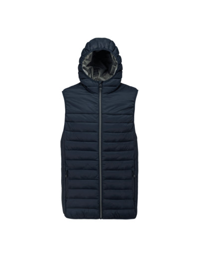 Bodywarmer à capuche homme