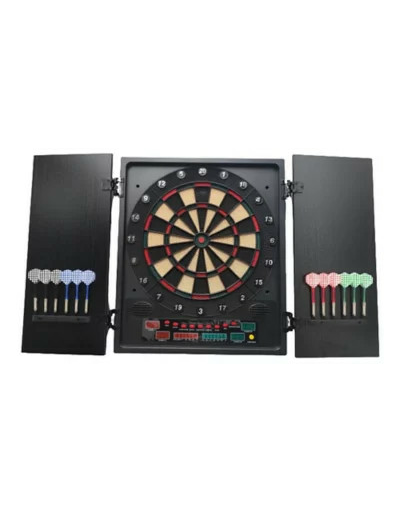 CIBLE ELECTRONIQUE COFFRET BOIS