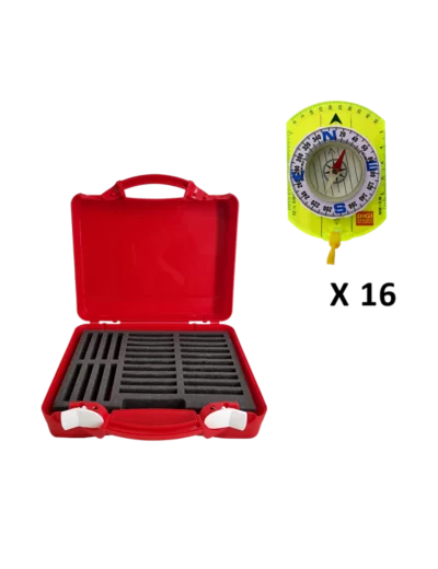 Coffret scolaire 16 boussoles sco