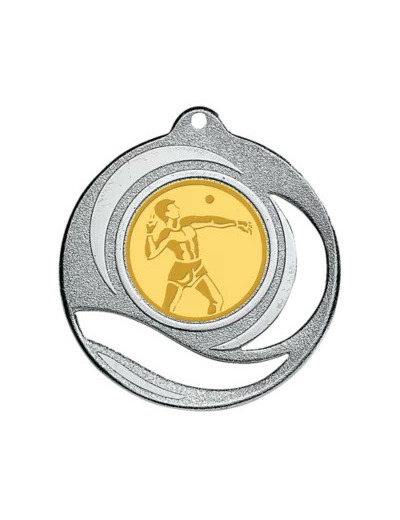 Medaille fer a trou diam50mm argt