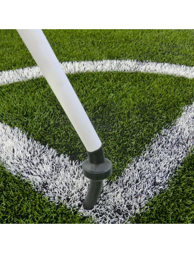Poteau tube pvc blanc