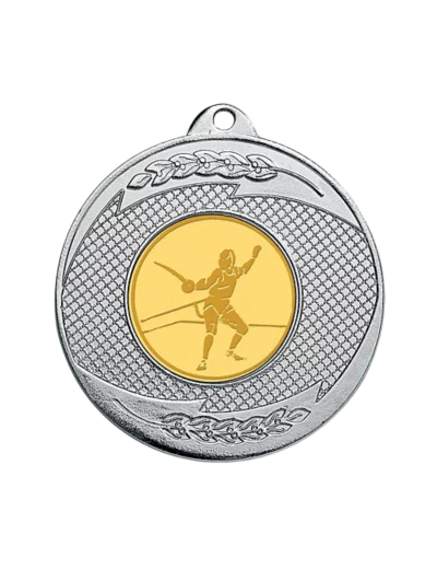 Medaille fer diam50mm argent