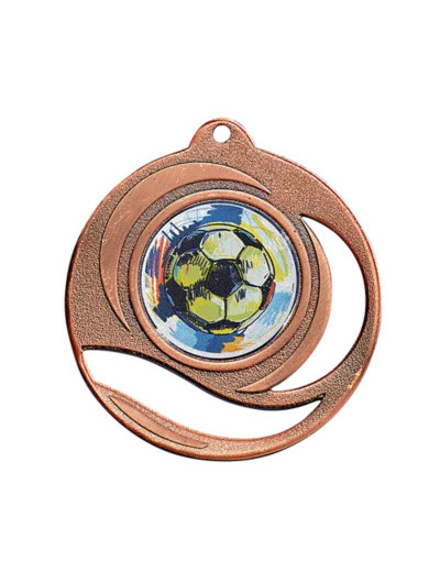Medaille fer a trou diam50mm bronze