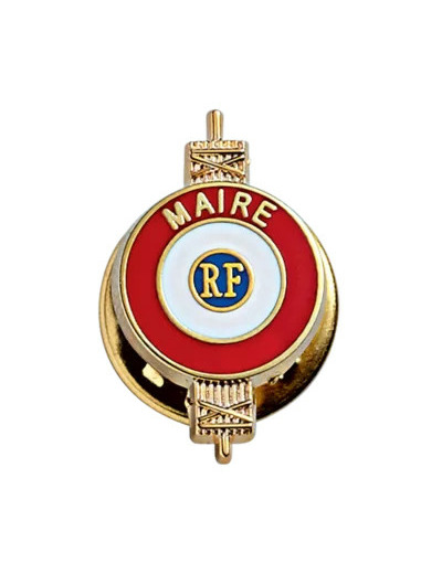 Insigne boutonnière-maire
