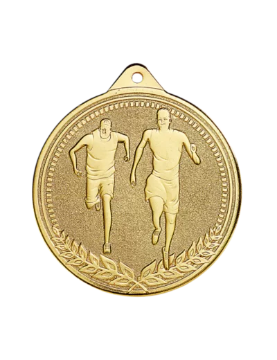 Medaille frappee fer cross 70mm or