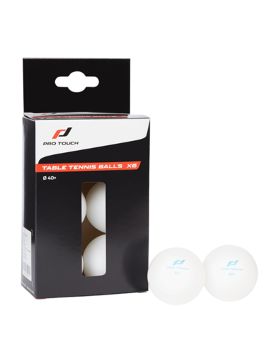 Lot de 6 balles tennis de table star