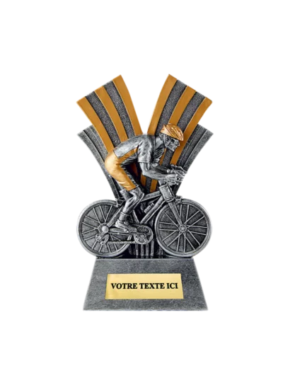 Trophee resine cyclisme h.18 cm