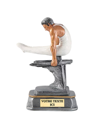 Trophee resine gym homme h. 21 cm