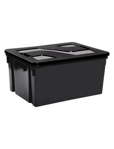 Bac de rangement 20 l avec couvercle