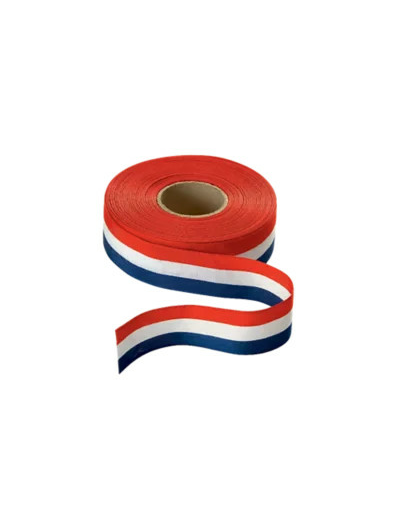 Ruban pav tricolore dim77mmx25m