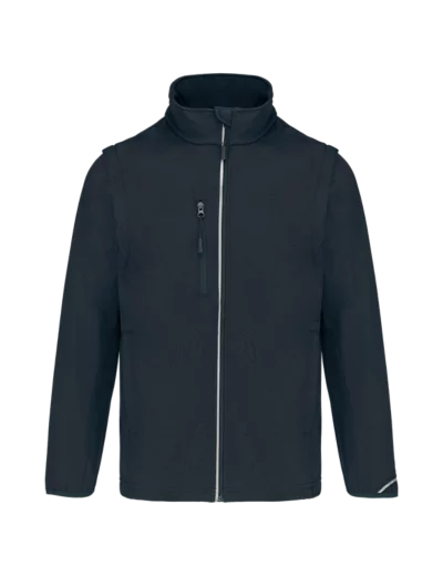 Veste softshell manches amovibles