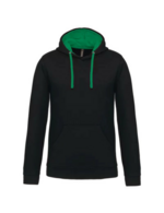 Noir/vert kelly clair